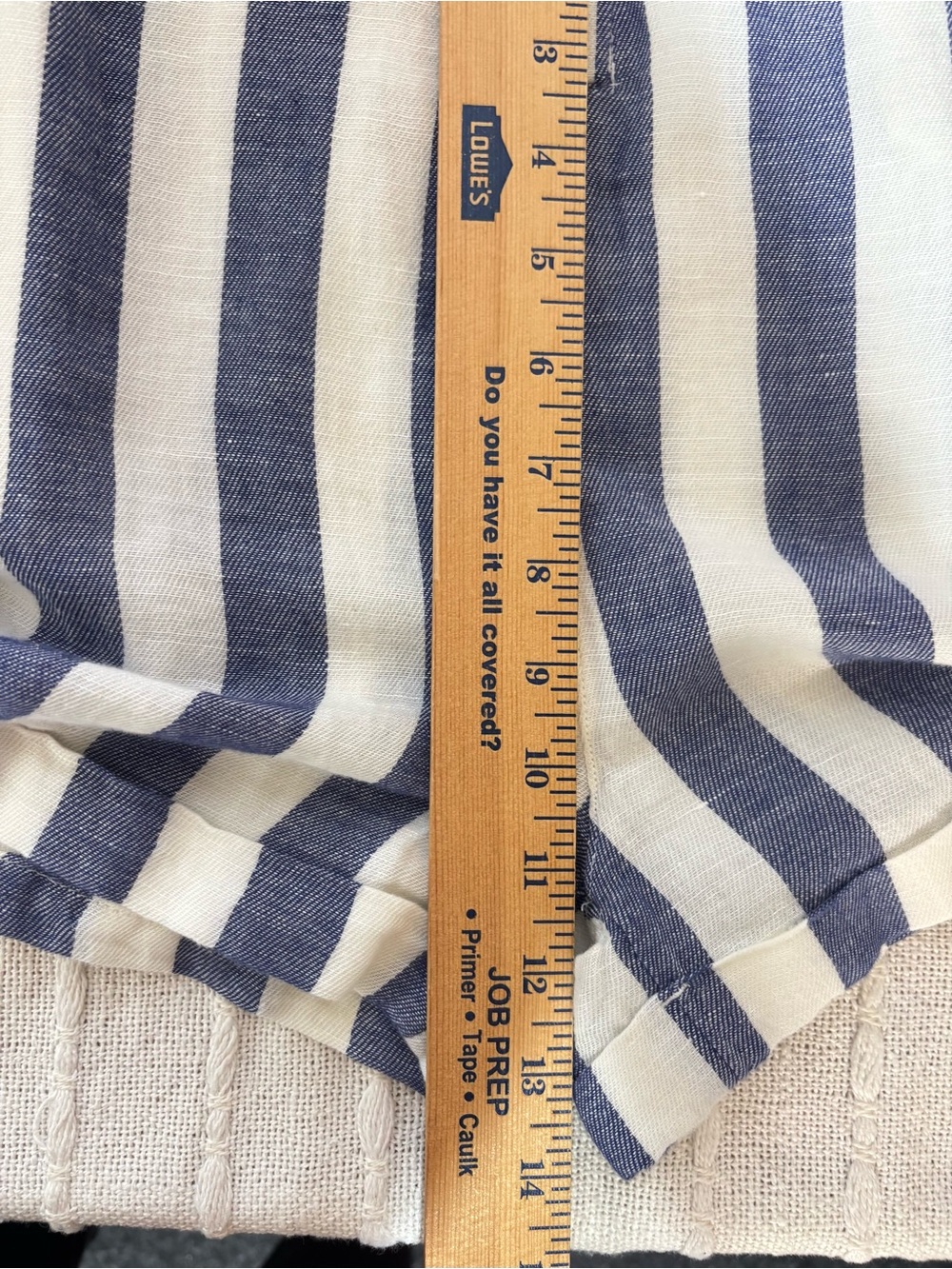 PACT The Harbour Organic Cotton Hemp Blue Stripe Romper Shorts NWT Small - Picture 13 of 14